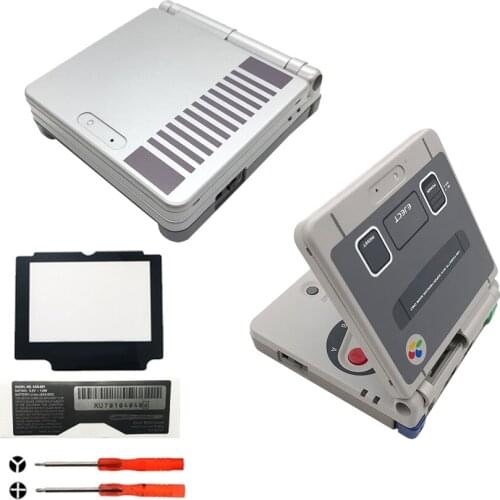 New 2020 For GameBoy Advance SP Classic NES Limited Edition Replacement Housing Shell Screen Lens For GBA SP Housing Case Cover