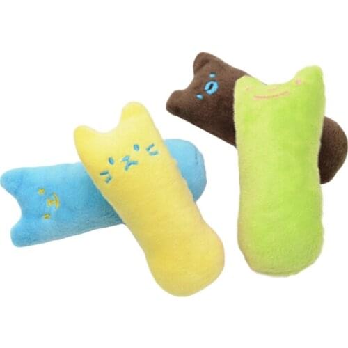 1Pcs Lovely Style Interactive Fancy Catnip Cat Pillow Toy Teeth Grinding Claws For Pets Funny Toys