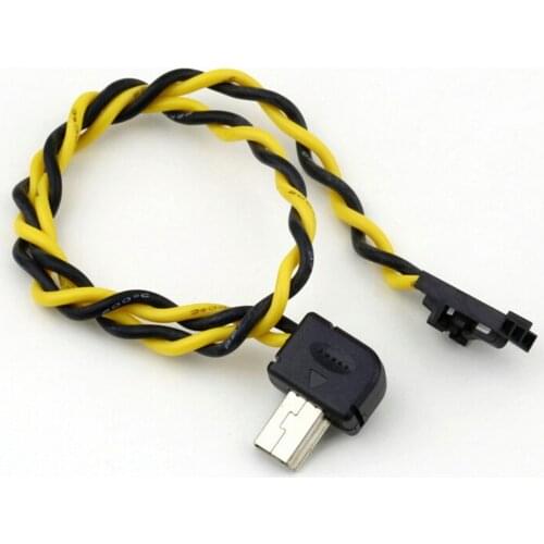 1pcs LS4G Gopro Hero3 USB 90 Degree Connector to AV Video Output Cable FPV Hero 3 Wholesale Dropship