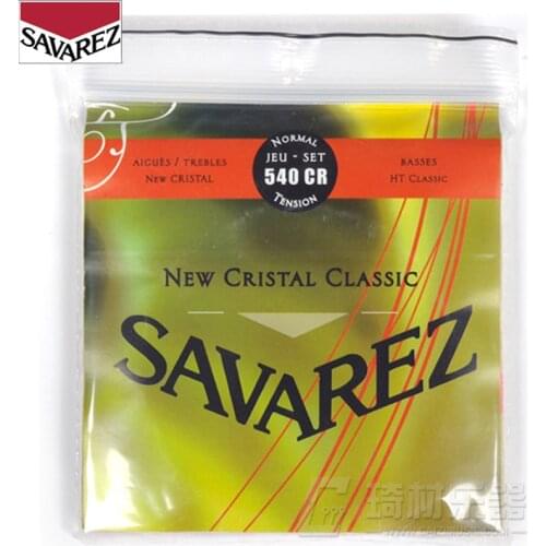 Savarez 540CR New Cristal/HT Classic NT Classical Guitar Strings Full Set