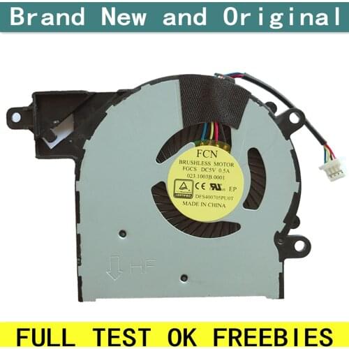 New laptop CPU cooling fan Cooler radiator Notebook Radiators for HP NS55C00-14J12 DC05V 0.50A 023.1003B.0011 CPU cooling fan