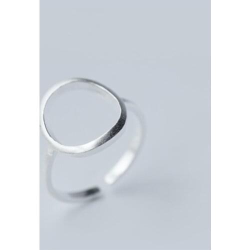 Oly2u Fashion Open Round Rings For Women Party Simple Geometric Circle Finger Ring Wedding Ring SYJZ003
