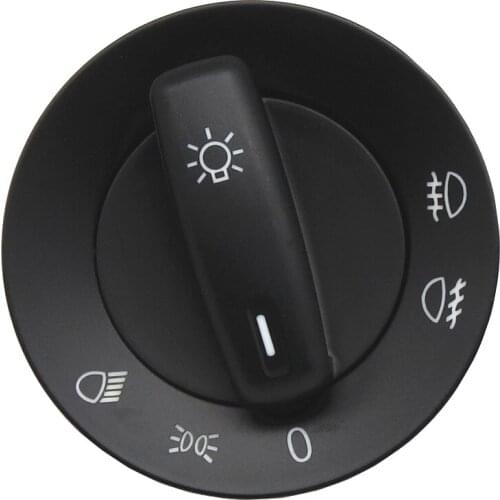 Headlight Switch Fog Lamp Knob Regulator ABS 1K0941431Q For VW Volkswagen Golf MK5 6 Caddy EOS JETTA TOURAN Tiguan Passat