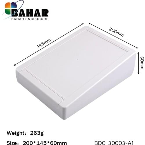 Bahar bevel DIY plastic desktop enclosure abs box for electronic project junction box circuit board plastic wire connection box