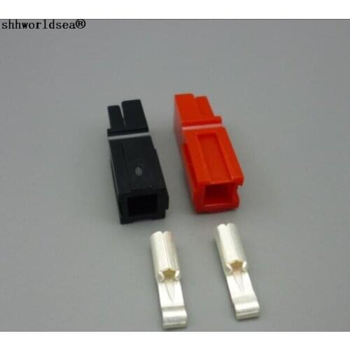 Shhworldsea 10 pairs New ANDERSON 30A 600V car Power Connector Battery Plug+terminals socket kits For forklift electrocar