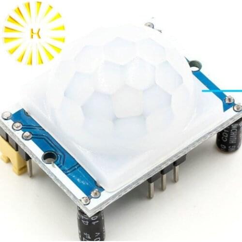 Blue HC-SR501 Adjust Infrared IR Pyroelectric Infrared PIR module Motion Sensor Detector Module Connector