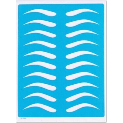 Blank Tattoo Practice Skin Sheet for Eye Eyebrow Lip Face 3D Silicone Training Skin for Permanent Makeup Microblading