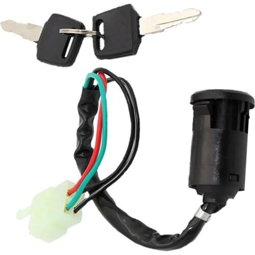 Ignition Key Lock Switch 4-Wire for 50 110 150 250CC Mini Quad ATV Dirt Bike