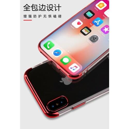 For iPhone X 8 7 6s plus three-piece phone protection soft shell for iPhone X 8 7 6s plus business high-end mobile phone shell