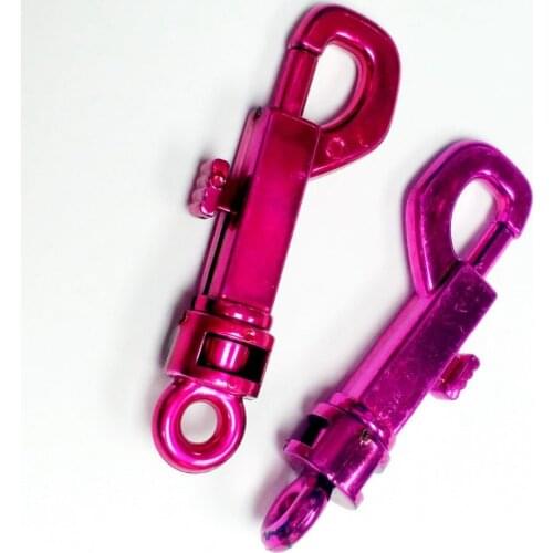 2pcs Plastic Metallic color SWIVEL CLIP Snap Hook TRIGGER Keychain Pinata Bag Filler Birthday Party Favor Gift Novelty carnival