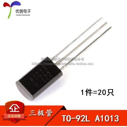 2SA1013Y A1013 small power transistor 1A / 160V / 0.9W TO-92L (20 rats)