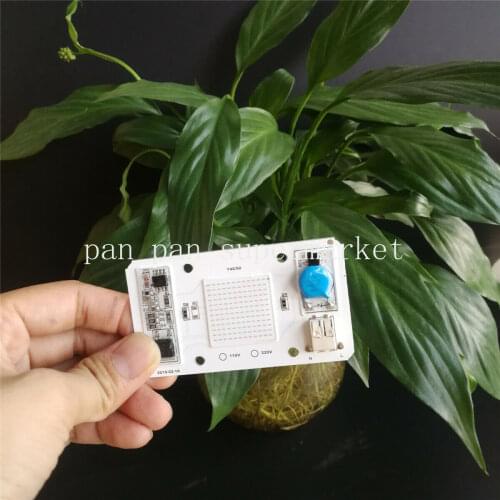 50W 220V COB UV 395nm Ultra Violet Purple LED Light Hydroponice DOB AC LED COB