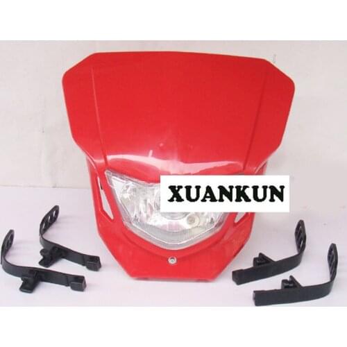 XUANKUN CQR X2 250 off-road motorcycle accessories cabbage modified headlights grimace grimace hood lamp shade