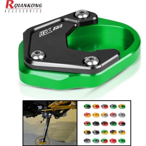 For kawasaki KLX250 KLX 250 klx250 2009-2016 2015 2014 2013 Motorcycle Side Stand Pad Plate Kickstand Enlarger Support Extension