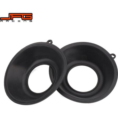 For HONDA VLX400 VLX600 Steed Shadow 400 600 Motorcycle 2PCS Carburetor Film Diaphragm Rubber Carburetor Vacuum Membrane