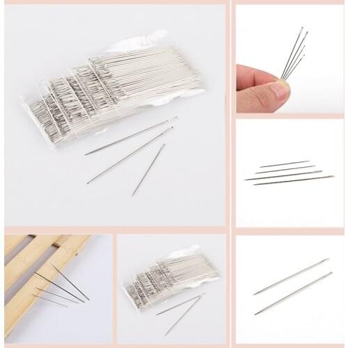 25pcs/set Multi-size Side Stainless Steel Darning Hand Sewing Needles Embroidery Tool DIY Needle Household Sewing Accessories