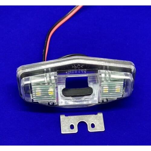 JanDeNing For Replace License Plate Lights Housing Mount Car Rear View Camera Bracket for Honda Civic 2012