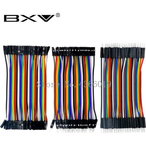 Dupont Line 10CM 40Pin Male to Male + Male to Female and Female to Female Jumper Wire Dupont Cable for Arduino DIY KIT
