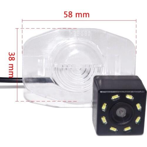 Winnida Car CCD 8LED Night Vision Reverse Parking Waterproof Rear View Camera For TOYOTA Corolla 2007 - 2013