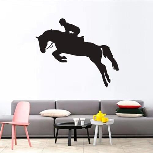 Creative Horse Animal Wall Sticker Living Room Bedroom Home Decorations DIY Wall Stickers for Kids Rooms Mural Wall Decor 3398