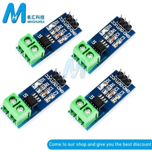 1PCS New ACS712 Module ACS712 5A 20A 30A Hall Current Sensor Module For Arduino MDS