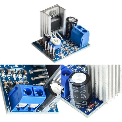 TDA2030A Module DIY Kit Parts 6-12V Single Power Supply Indicator Amplifier Board Onboard Audio Module Amplifier Audio Powe X5Q5