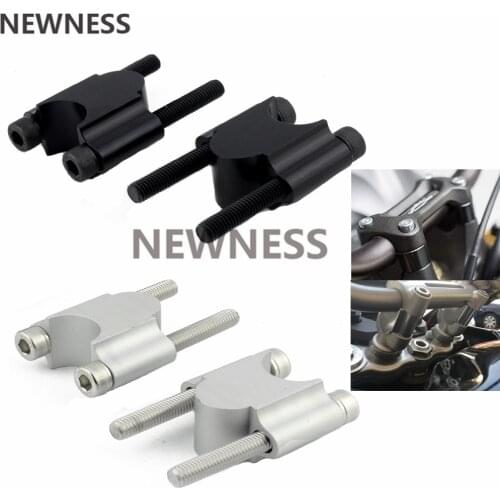 Motorcycle 7/8“ 22mm Bar Clamps Riser Handlebar Handle Bar Risers Mount Clamp High Lifter Riser For Honda For Yamaha MT07 09 10