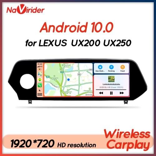 UX 250h Android 10 Multimedia with Screen Car Radio Video Player Stereo For Lexus UX250H 2020 GPS Navigation Autoradio 2Din