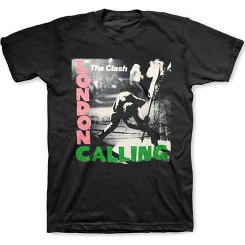 Cyberteez Clash London Calling Mens Black T-Shirt