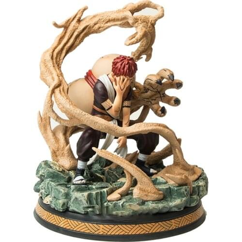 Naruto Shippuden Anime Model Gaara Figures GK Action Figure PVC 24CM Statue Collectible Toy Figurine Figma Toys Doll Favorites