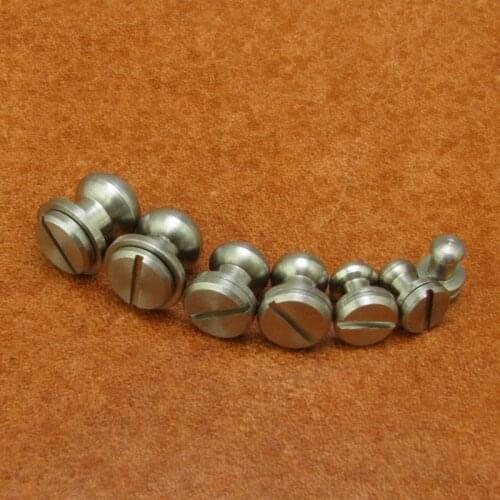 One Piece Stainless Steel Belt Rivet Wallet Bag Screw Pacifier Nail Head Monk DIY Handmade Leather Craft Key Case Hardware Part