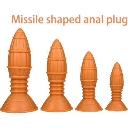 Huge Silicone Anal Plug Prostate Massage Anal Extender Fisting Erotica And Sex For Couples Anal Trainer Butt Plug Sex Products