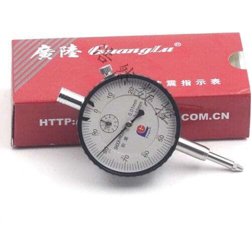 Genuine Guanglu 0-5 0-10-20-30-50mm0.01mm 0-3 dial indicator