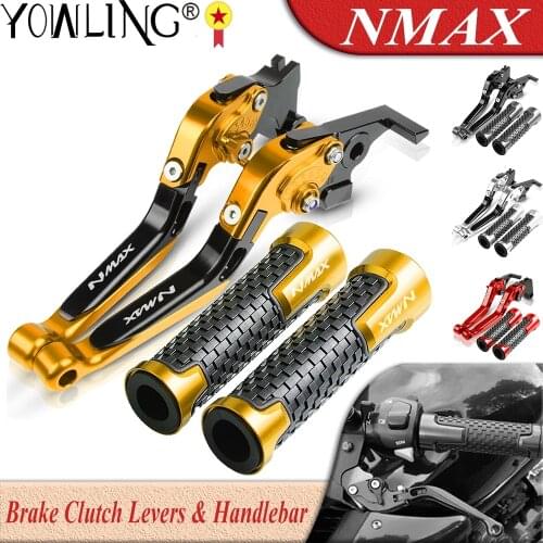 For Yamaha NMAX125 NMAX155 2015 2016 2017 Motorcycle Accessories Adjustable Folding Brake Clutch Lever Handle Grip NMAX 125 155