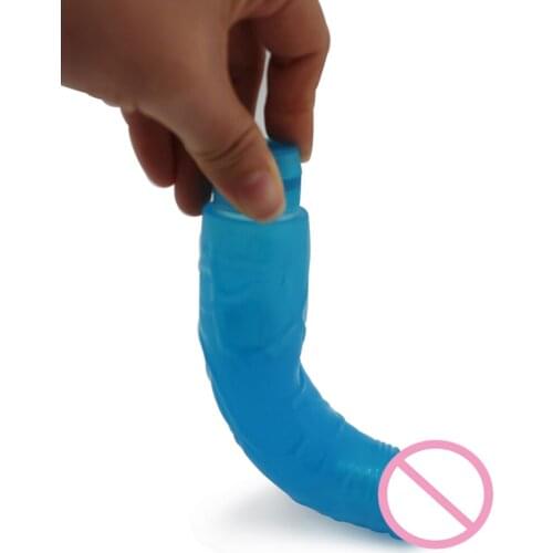 APHRODISIA Blue & Pink Soft Jelly Crystal Multispeed Waterproof Realistic Dildo Vibrator Penis Powerful Vibe Vibrators for women