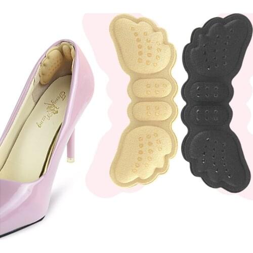 Insert Cushion Protector Sticker Pain Relief Foot Care Women Insoles High Heels Shoes Butterfly Adjust Size Heel Liner Grips