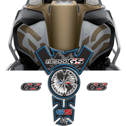 Tank Pad Protector Stickers For BMW R1200GS R1200 GSA GS Oil Gas Fuel Adventure 3D Decals R 1200 Protection
