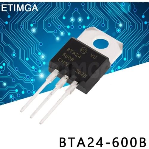 10PCS/LOT BTA24-600B BTA24-600C BTA24-600BW BTA24-600CW TO-220 Transistor BTA24600B BTA24600C BTA24600BW BTA24600CW