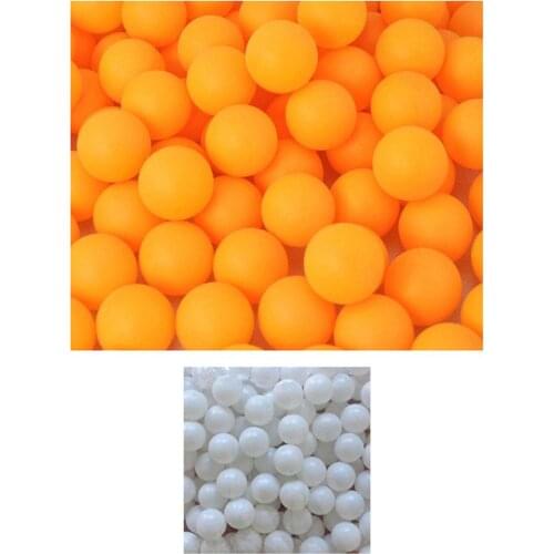 40mm/1.6inch Pack of 150Pcs White Yellow Balls Practice Ping Pong Balls Table Tennis Training Ball Set Lottery Game Advertisemen