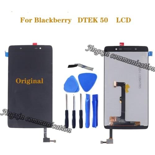 5.2" original display For BLACKBERRY DTEK50 DTEK 50 STH100-1 -2 LCD + touch screen glass digitizer mobile phone repair parts