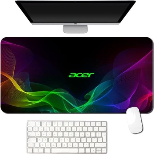 Large Gaming Mouse Pad Acer Logo Computer Desk Mat XXL 900X400 Rubber Mousepad Mouse Keyboard Accessories Notebook Desk Mat LOL