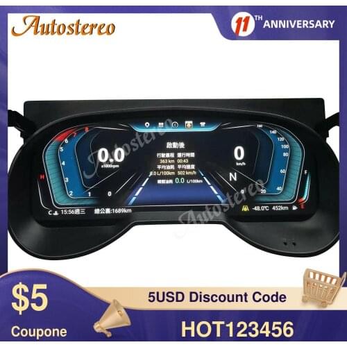 For Toyota RAV4 RAV-4 2019 2020 Andorid 9 IPS Car Digital Cluster Virtual Cockpit Car Dashboard Instrument Display Speed Screen