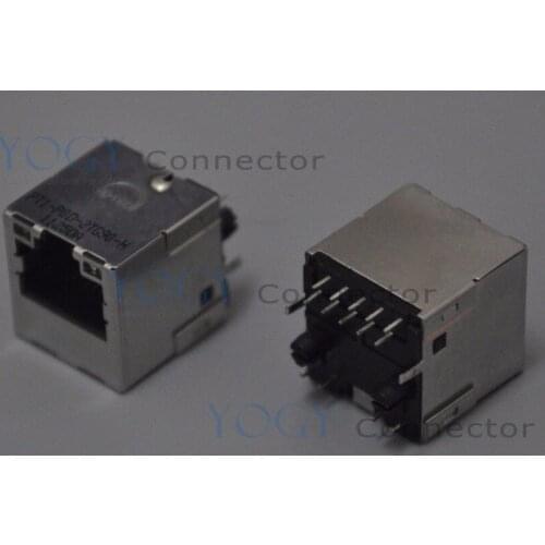 1pcs Female rj45 socket fit for hp 19-2113w ms218 ms225 ms235 series laptop motherboard network jack port
