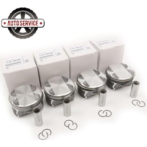 Piston Assembly Rings Set BMW N46B20B/N46B20CC 2.0L pin 20mm 11257562452 For BMW E87 120i E90 320i E92 E84 sDrive18i 11257551602