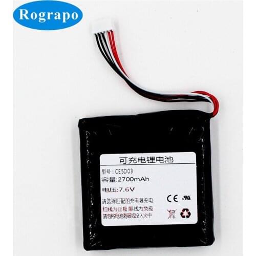 New Battery 7.6V 2700mAh For JMGO M6 Projector CE5D03 Accumulator 6-wire Plug