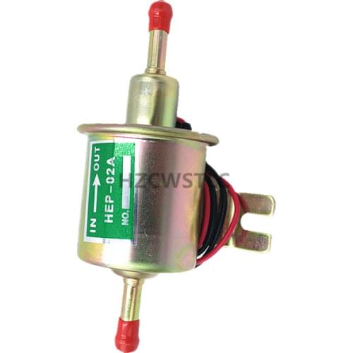 New Low Pressure Universal Diesel Petrol Gasoline Electric Fuel Pump HEP-02A 12V For Car Motorcycle