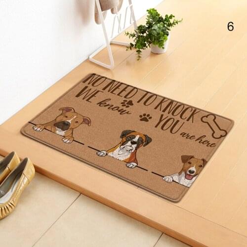 Creative Printed Doormat Multipurpose Home Front Door Carpet Absorbent Non-Slip Blanket for Kitchen Bedroom Bathroom SDF-SHIP