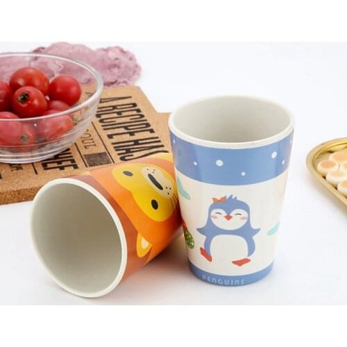 Portable Baby Snack Cup Cartoon Cute Anti Scalding Food Grade Silicone Water Cup Learn To Drink Cup For Children