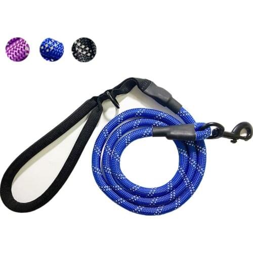 Dog Leash For Small Medium Large Dog Outdoor Running Walking Training Safe Pet Dog Nylong Rope Collar Harness Reflective Leash