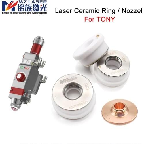 TONY original laser ceramic ring fiber laser cutting head nozzle seat Dia. 28mm 32mm thread 12mm laser parts